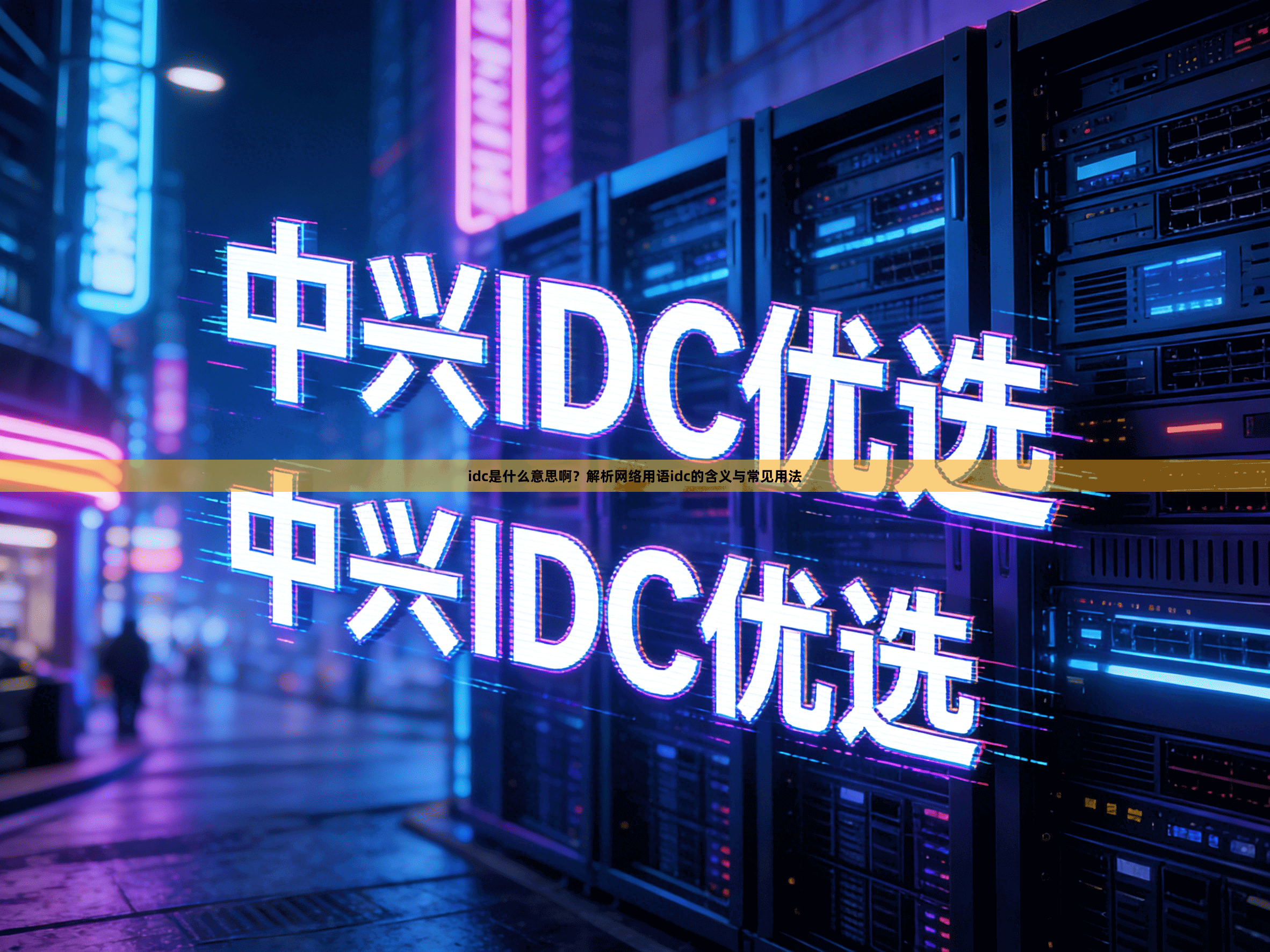 idc是什么意思啊？解析网络用语idc的含义与常见用法